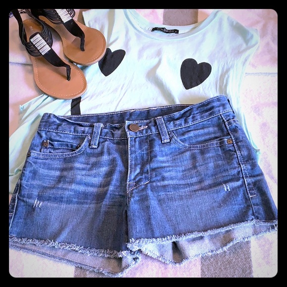 William Rast Jean Shorts - Picture 1 of 3